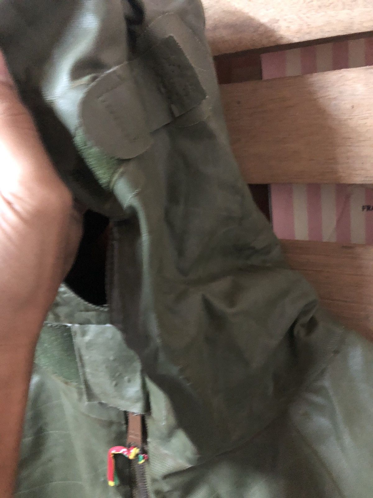 Usmc - Vintage Parka Wet Weather Army Issue Waterproof Jacket - 11