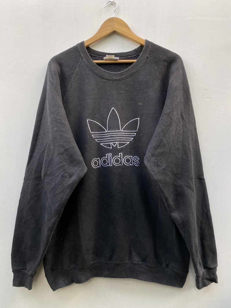 Adidas spell out Black Crewneck Bigger - 1