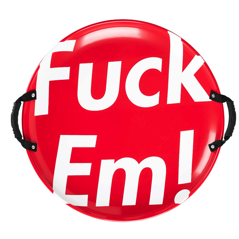 Supreme Paricon Red Fuck 'Em Print Metal Sled DS - 1