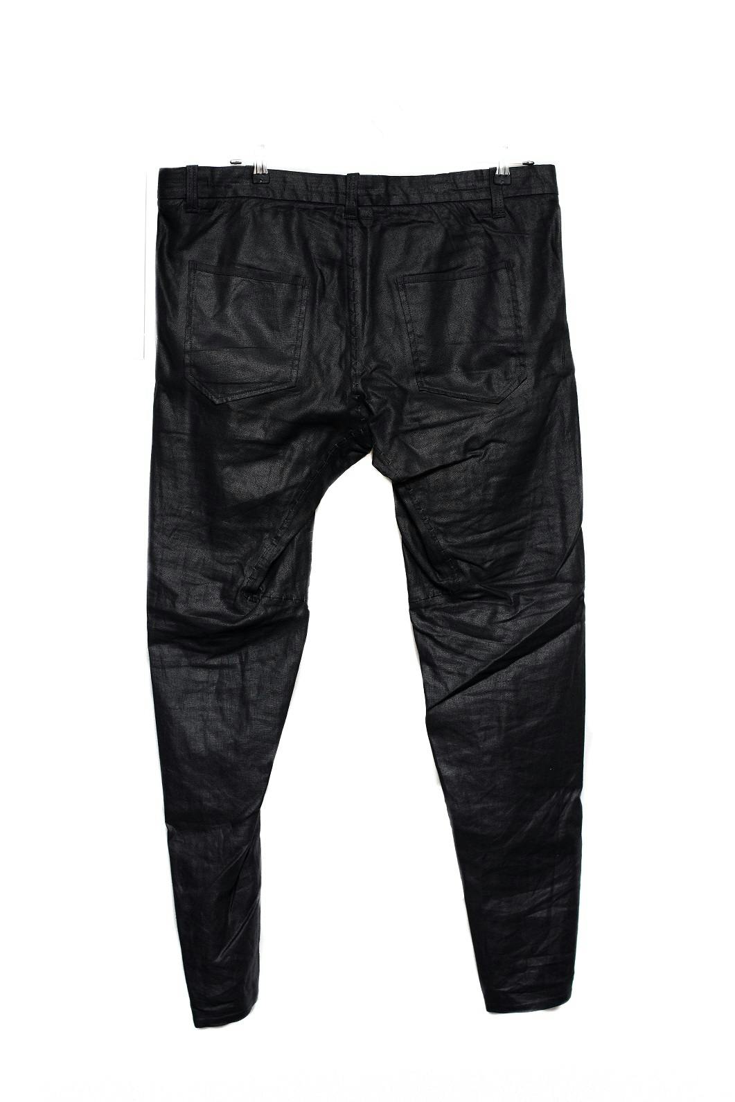 Isaac Sellam Experience Black Garmet Dyed Pants Size 38 - 2