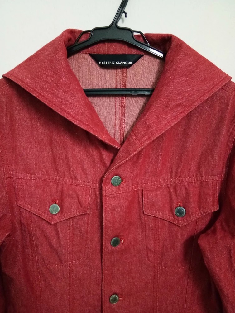 Hysteric Glamour shawl collar Denim Jacket - 3