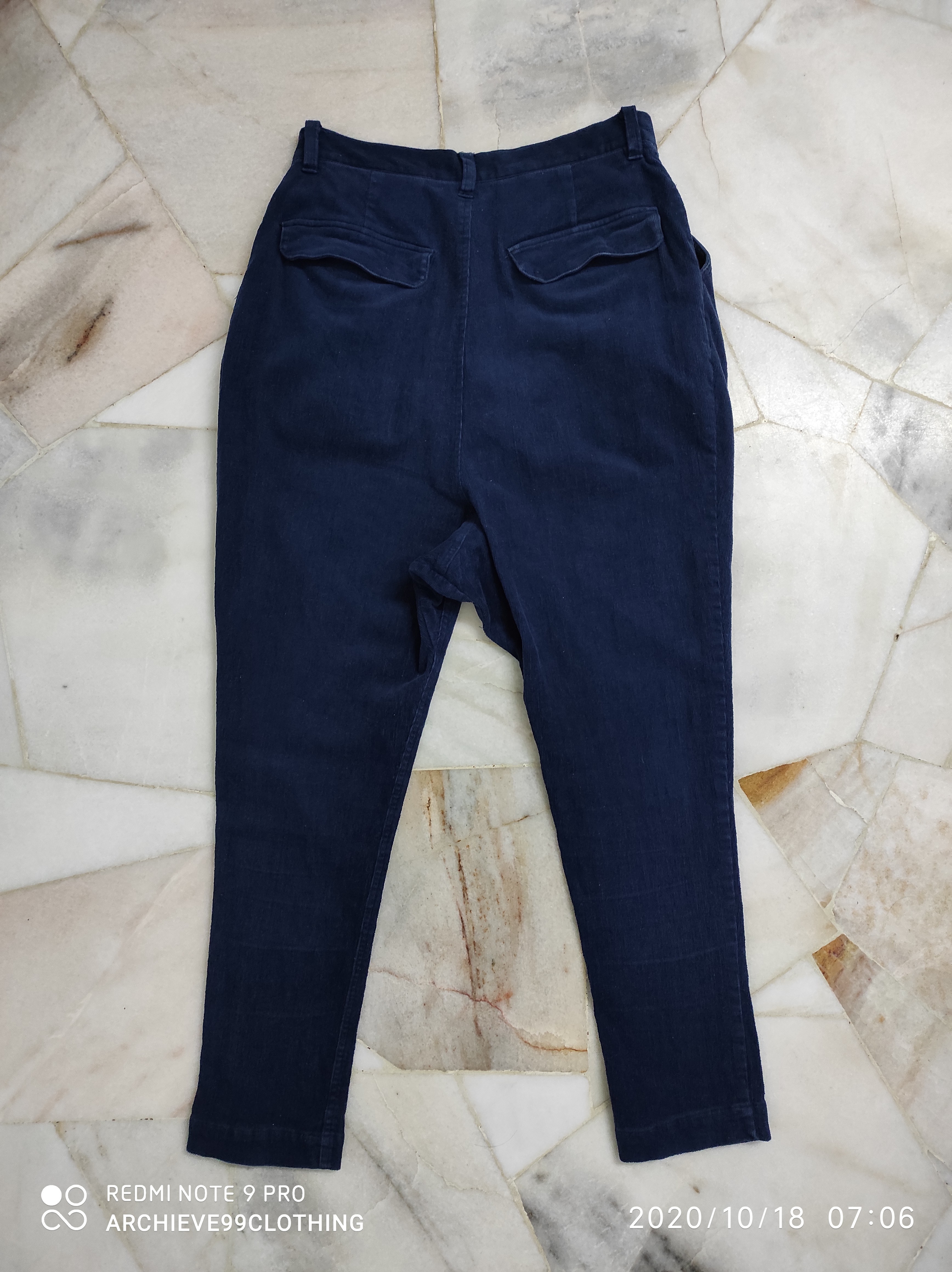 Issey Miyake - Archive Ne Net capri velvet balloon pants - 2
