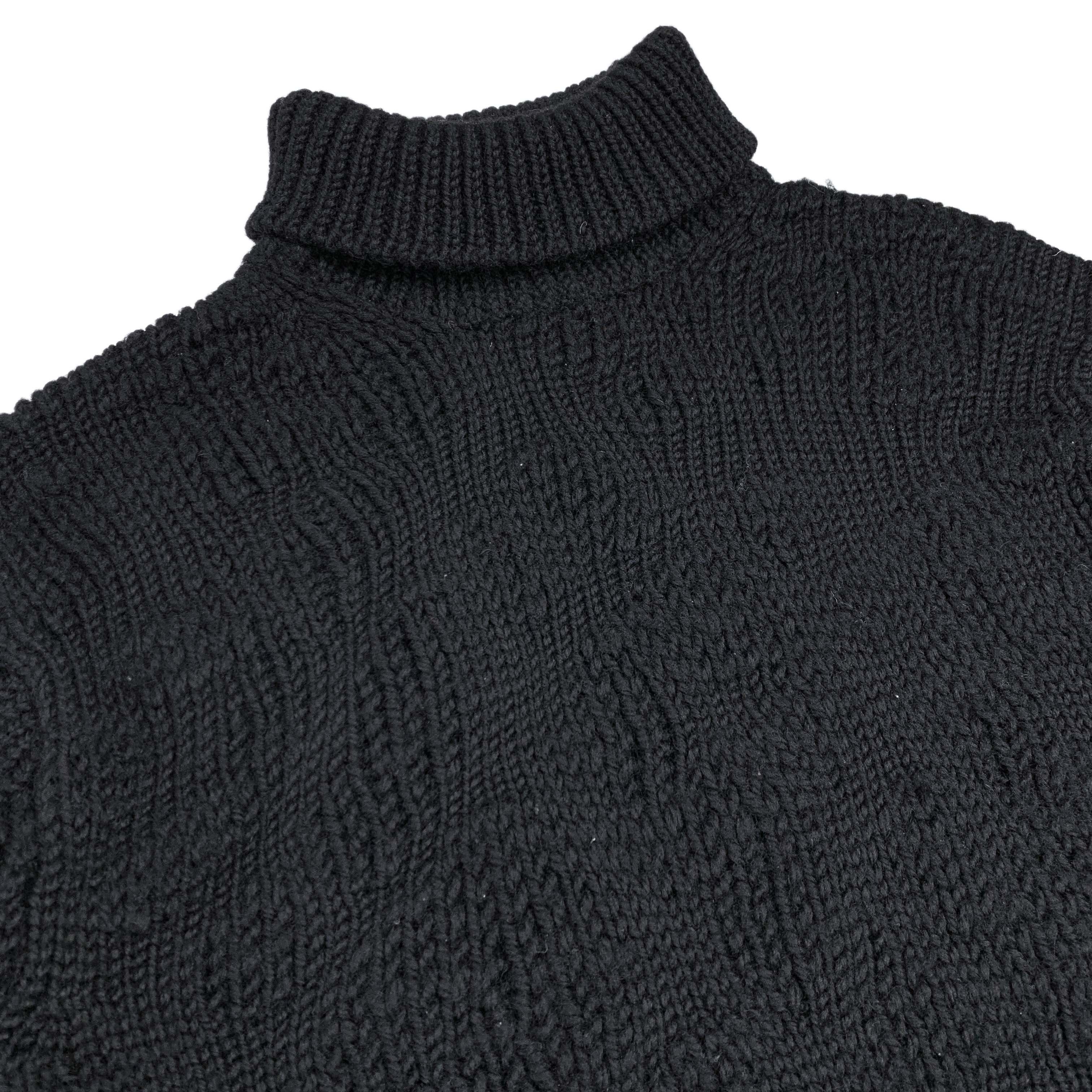 AW98 Distortion Knit Wool Turtleneck Sweater - 3