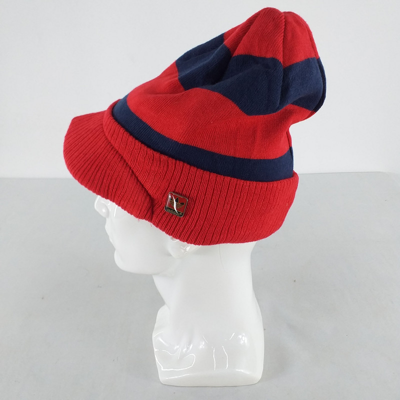 Adidas Stripes Snow Cap Hat Beanie With Pin Logo -BN346 - 1