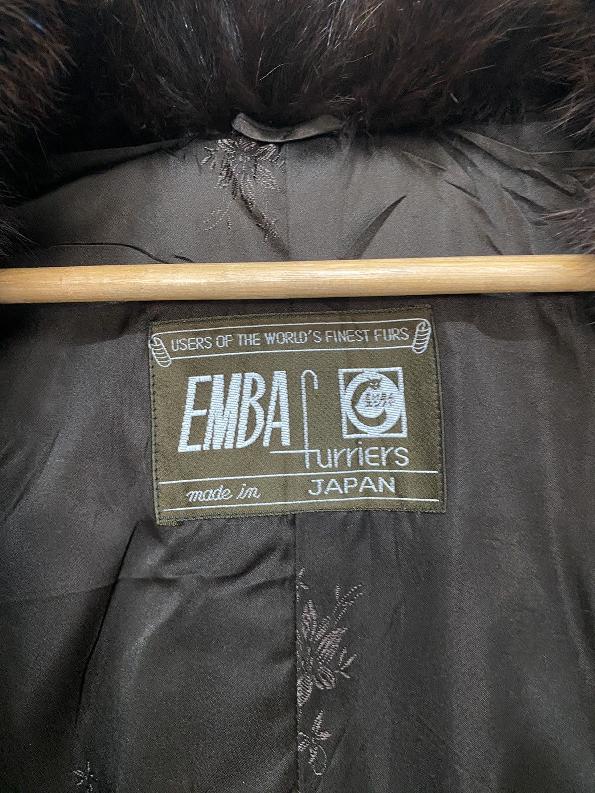 🔥Vintage Emba Rare Real Mink Fur Coat Made Japan - 7