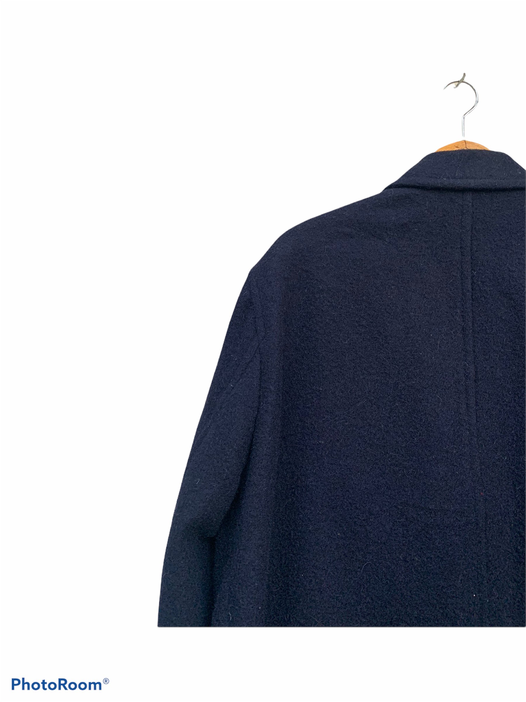 Rare Vintage 70/80’s Comme Des Garcon Homme Wool Long Coat - 6