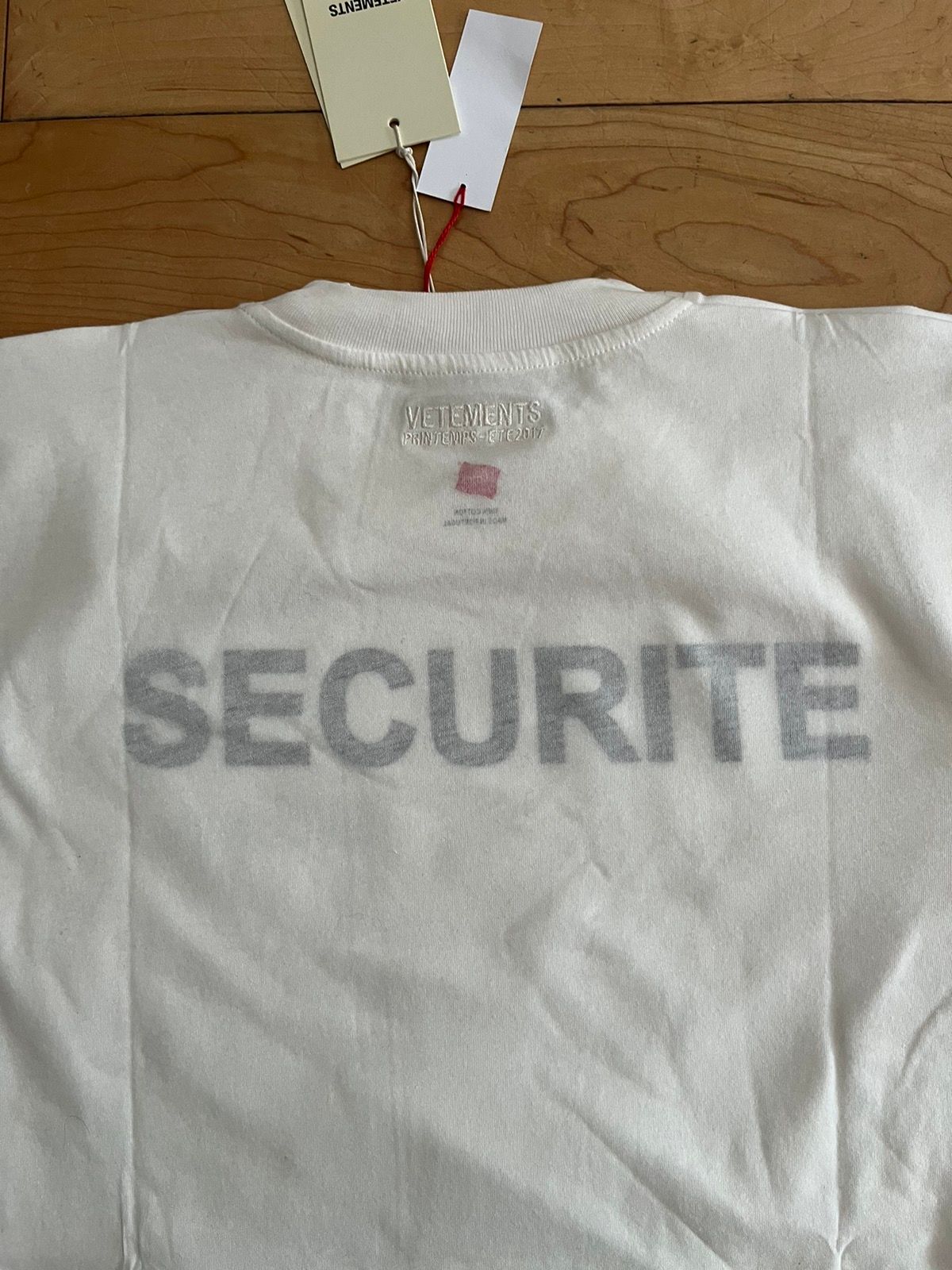 NWT - Vetements X Hanes double layer Security T-shirt - 4