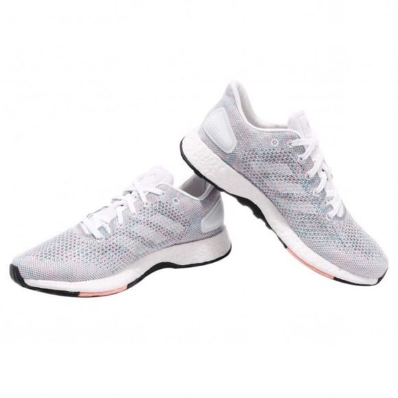 Adidas PureBOOST DPR Grey Footwear White Chalk Coral 6 - 4