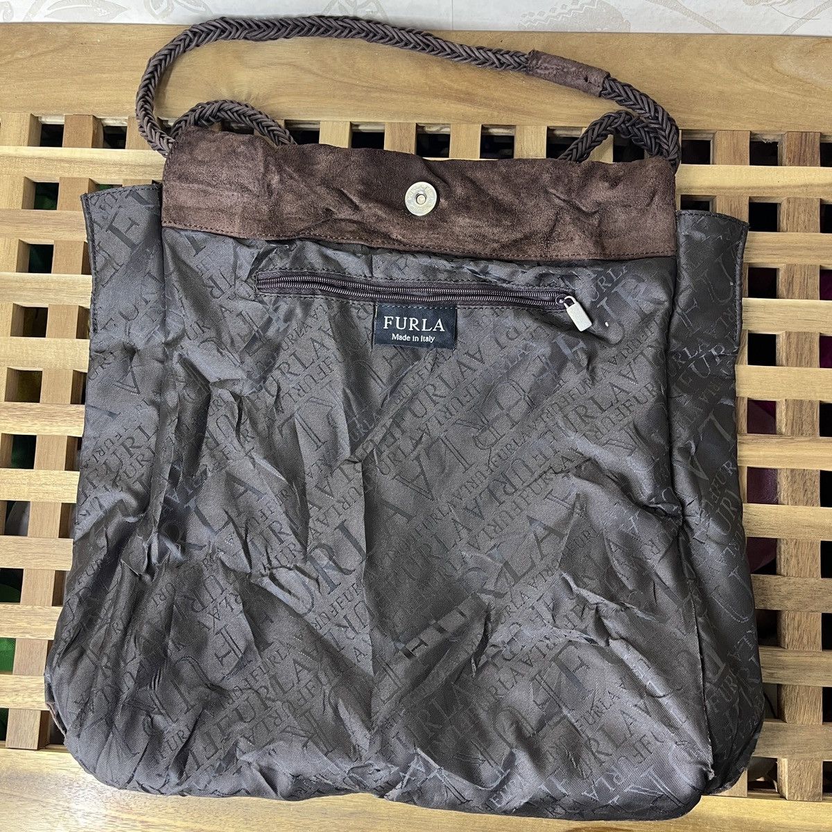 Vintage - Furla Hobo Bag Made In Italy - 14