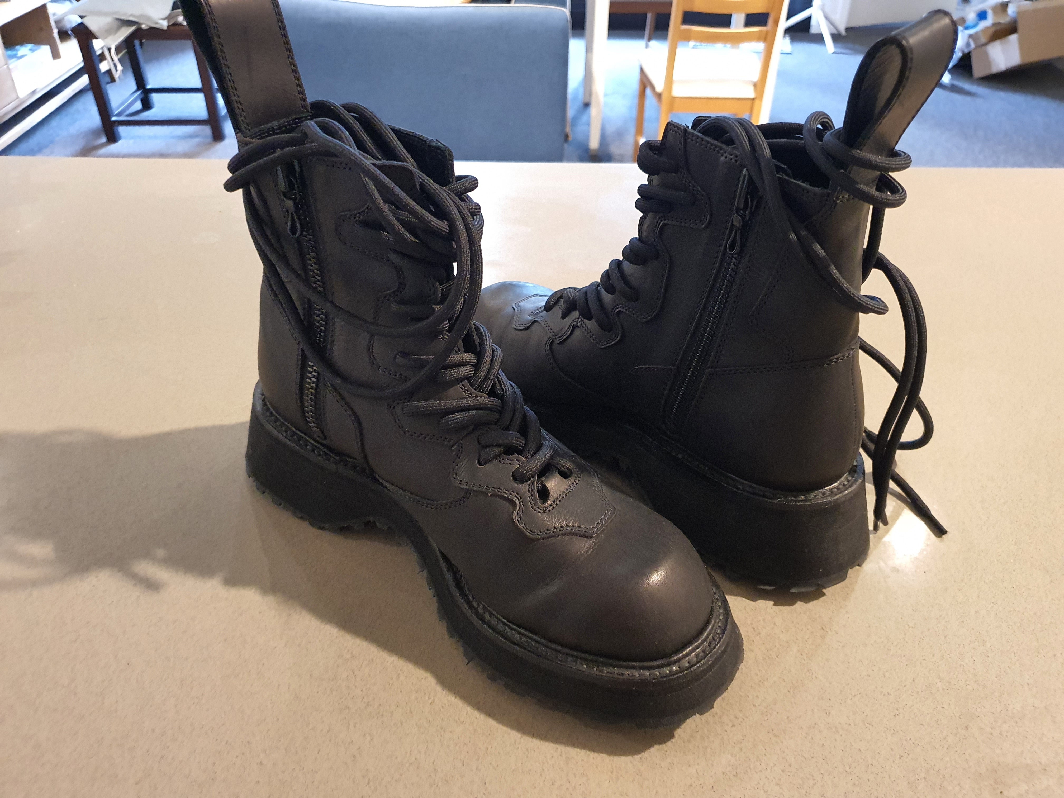 Double Lace Combat Boots - 2
