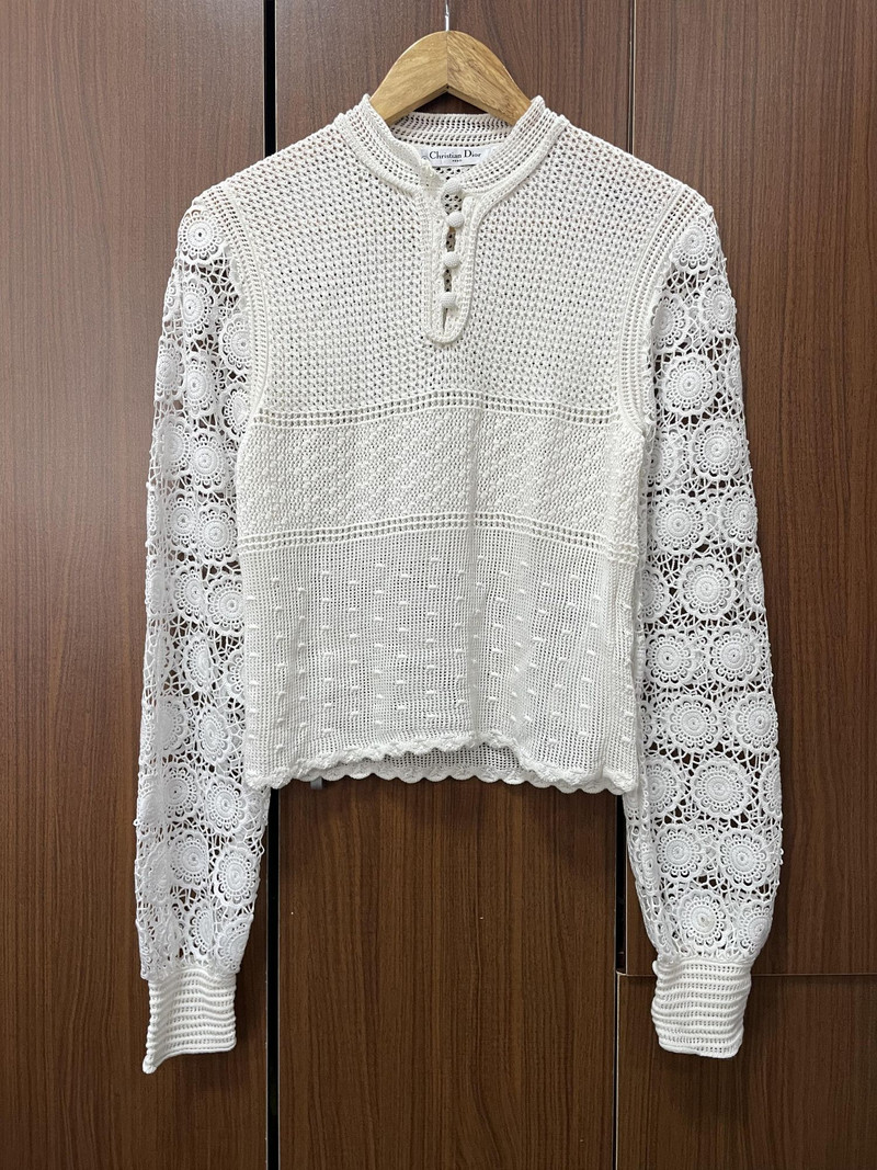 Christian Dior - Knit Sweater - Crochet - 1