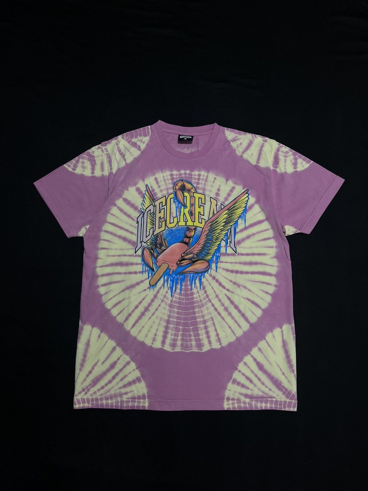 Ice Cream Billionaire Boys Club BBC Scorpion Knit Pink Tee L - 1