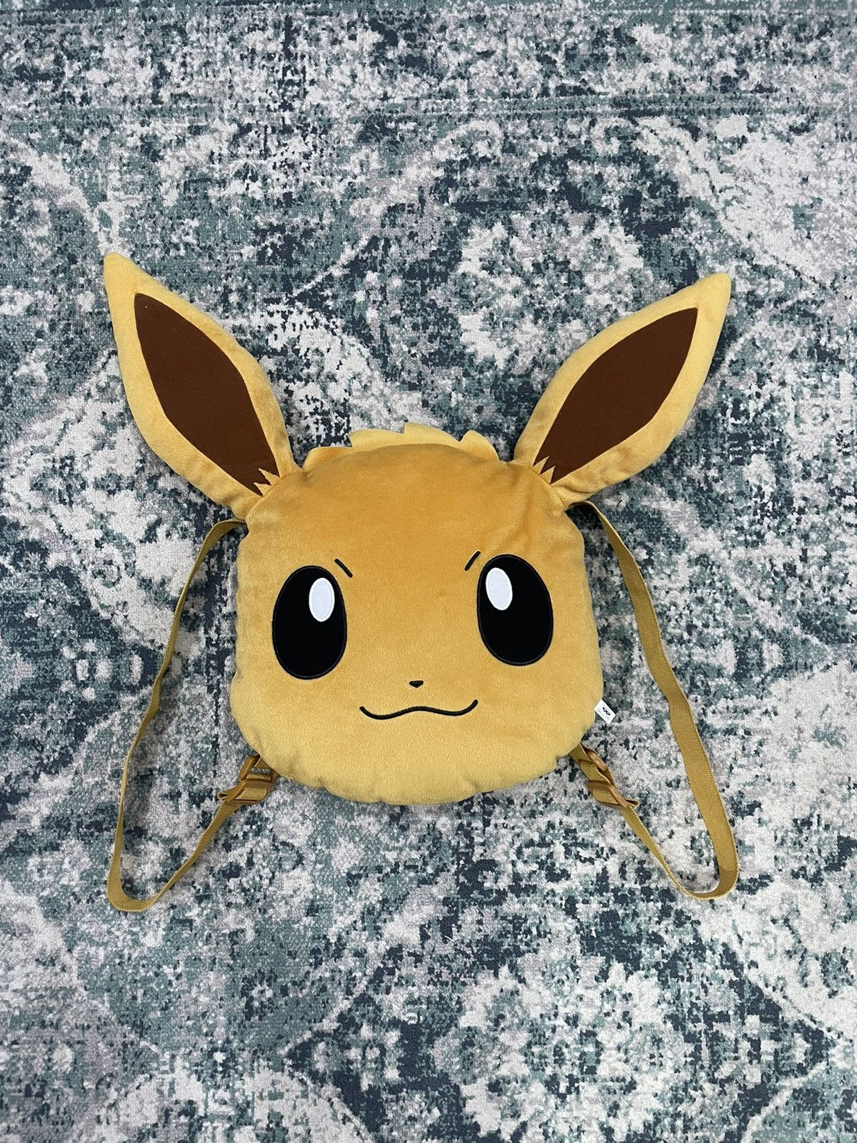 2019 Pokemon Eevee Big Face Pocket Monster Plush Bagpack - 2
