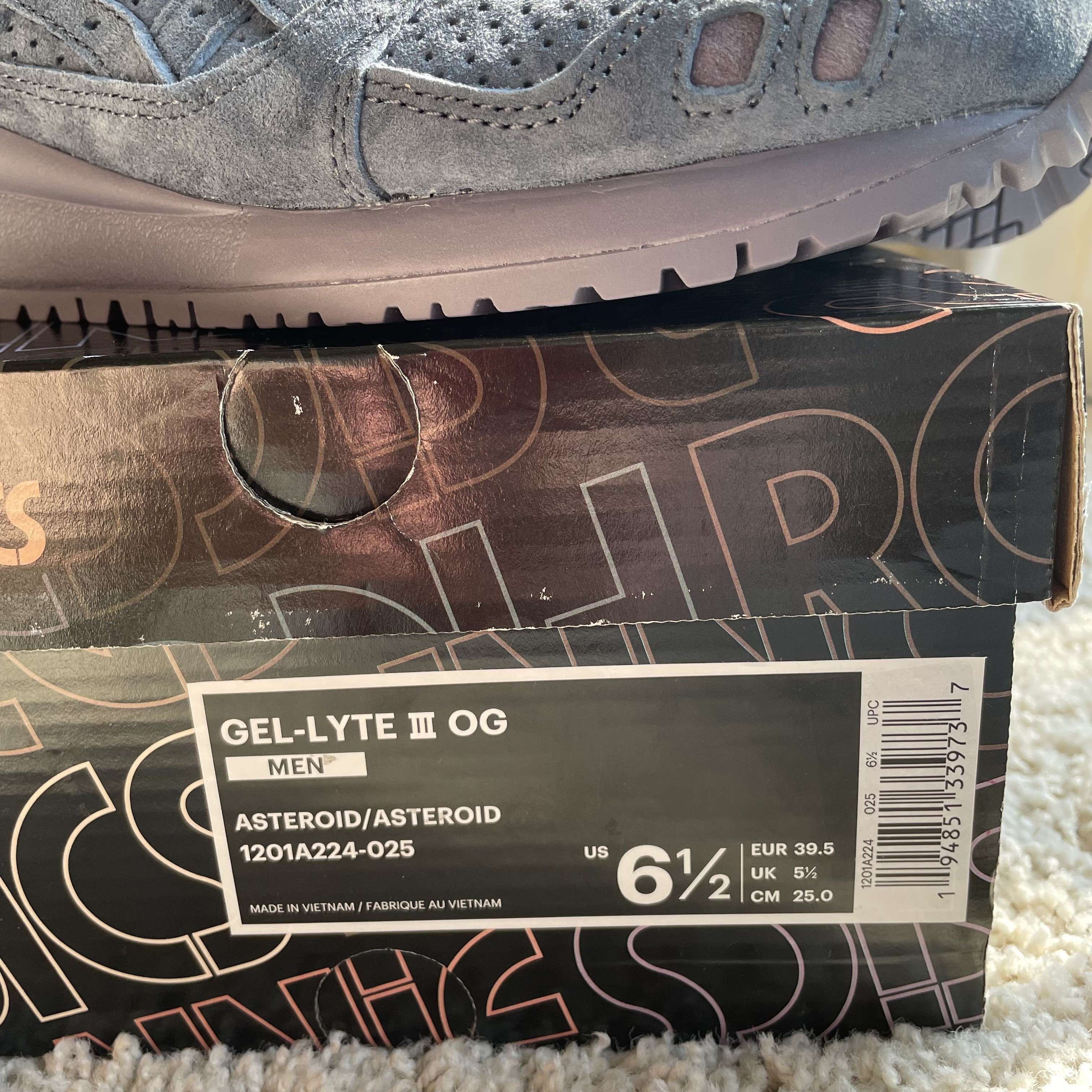 WiNTER 2020 the palette GEL LYTE iii 3 “ASTEROiD” - 2