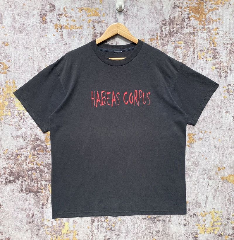Band Tees - Vintage Habeas Corpus Spanish Hardcore Punk Band Shirt - 1