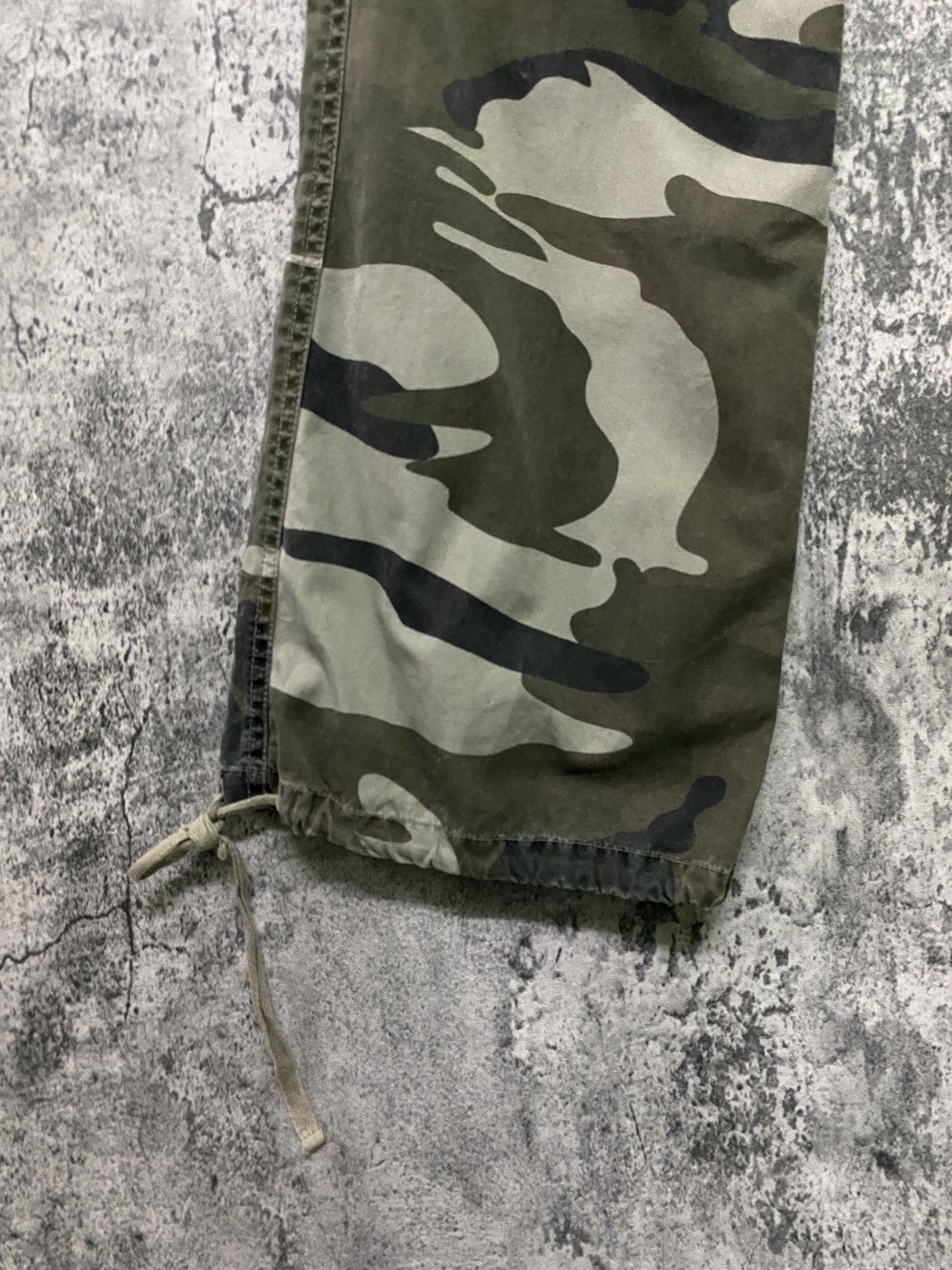 Military - Japan Camo Tactical Multipocket Low Rise FLARE Pants - 8