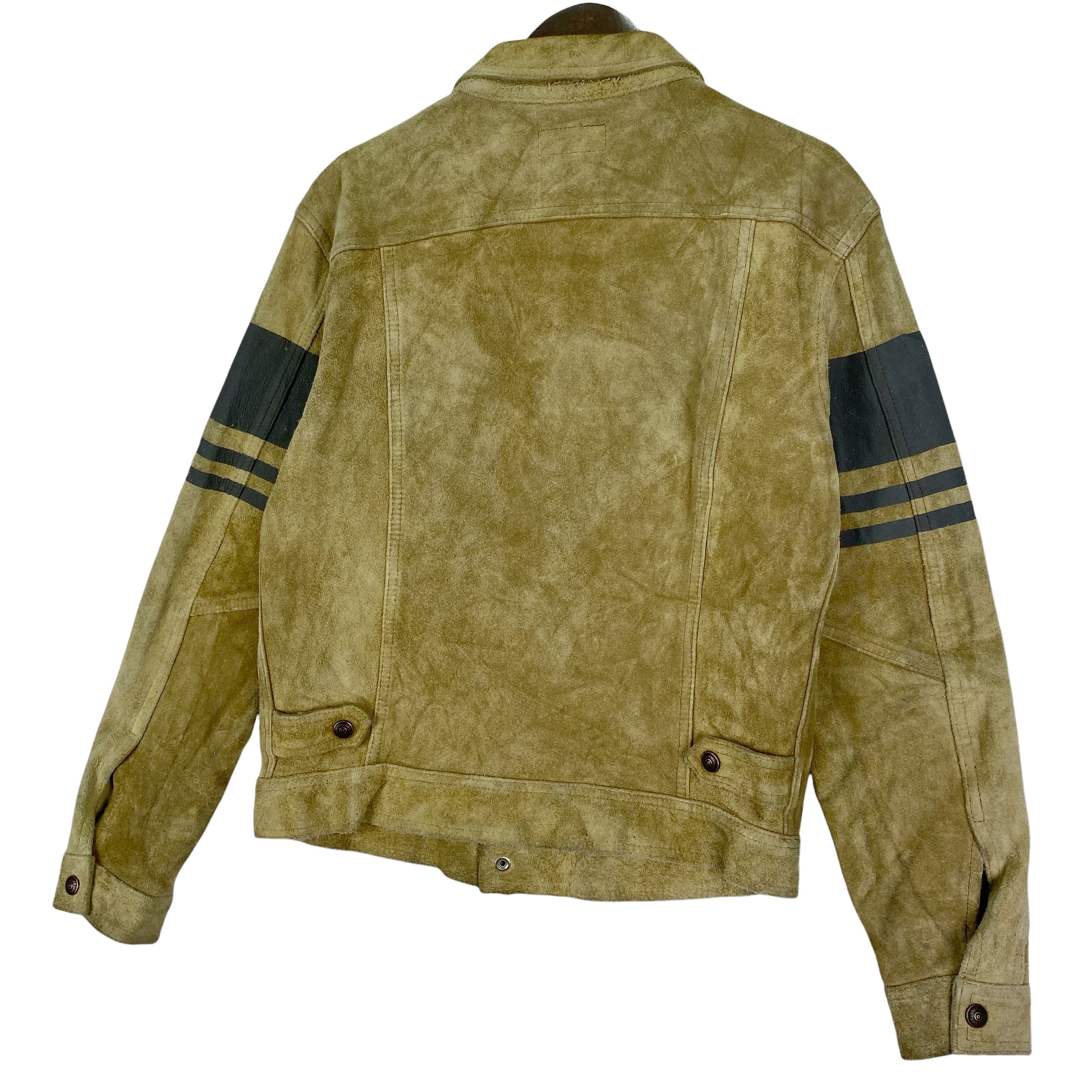 Vintage 97-98 Leaf Leather Suede Jacket - 7