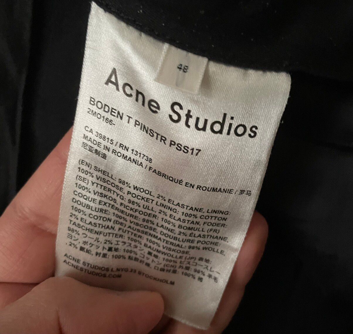 Acne Studios Boden Pinstripe SS17 - 3