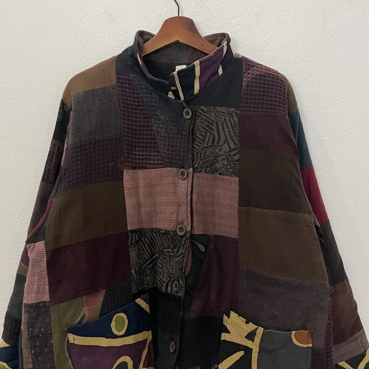 Japanese Brand - Vintage Unbranded Patchwork Motive Jacket - 4