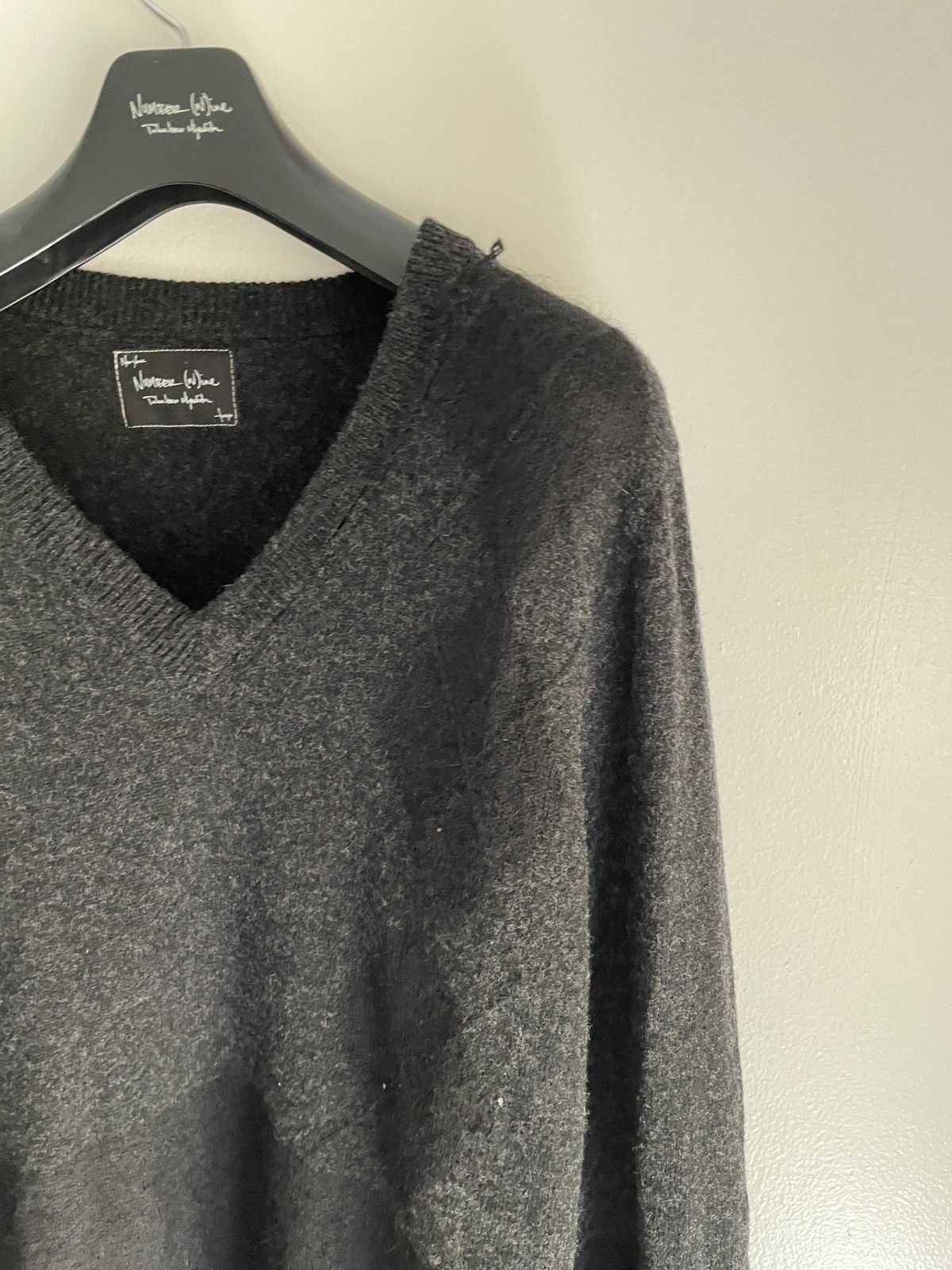F/W06 Grunge Distressed Noir Knit Sweater - 3