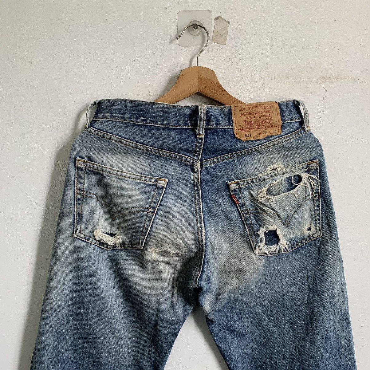 Vintage Levis Lot 511 Jeans Denim - 8