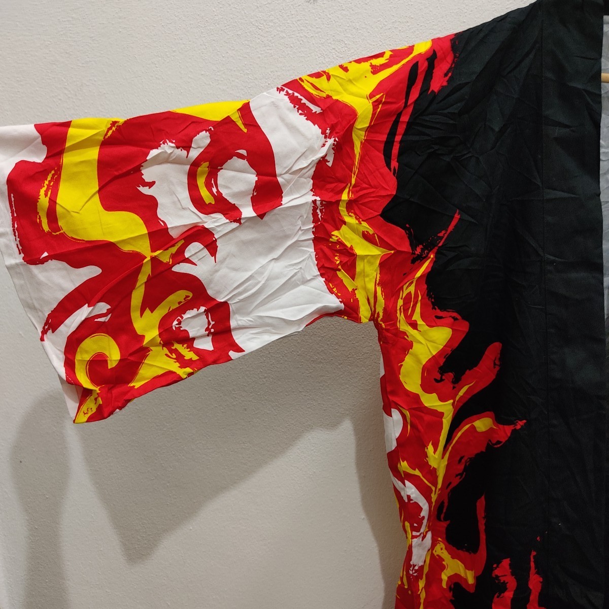 Avant Garde - Kimono Jacket Fire Flame Demon Slayer Anime Japan Overprint - 3