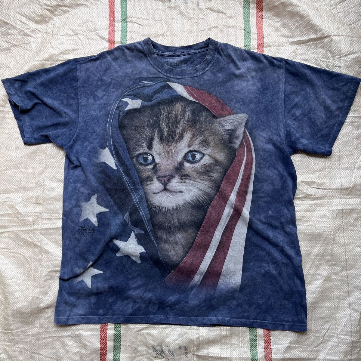 Original Tie Dye The Mountain USA Cat Copyright 2014 - 15