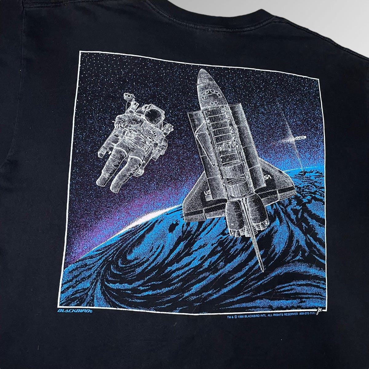 Vintage Blackbird Space Tee 🚀 - 4