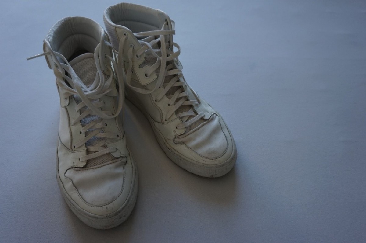 RARE Triple White High Tops EU40 - 3