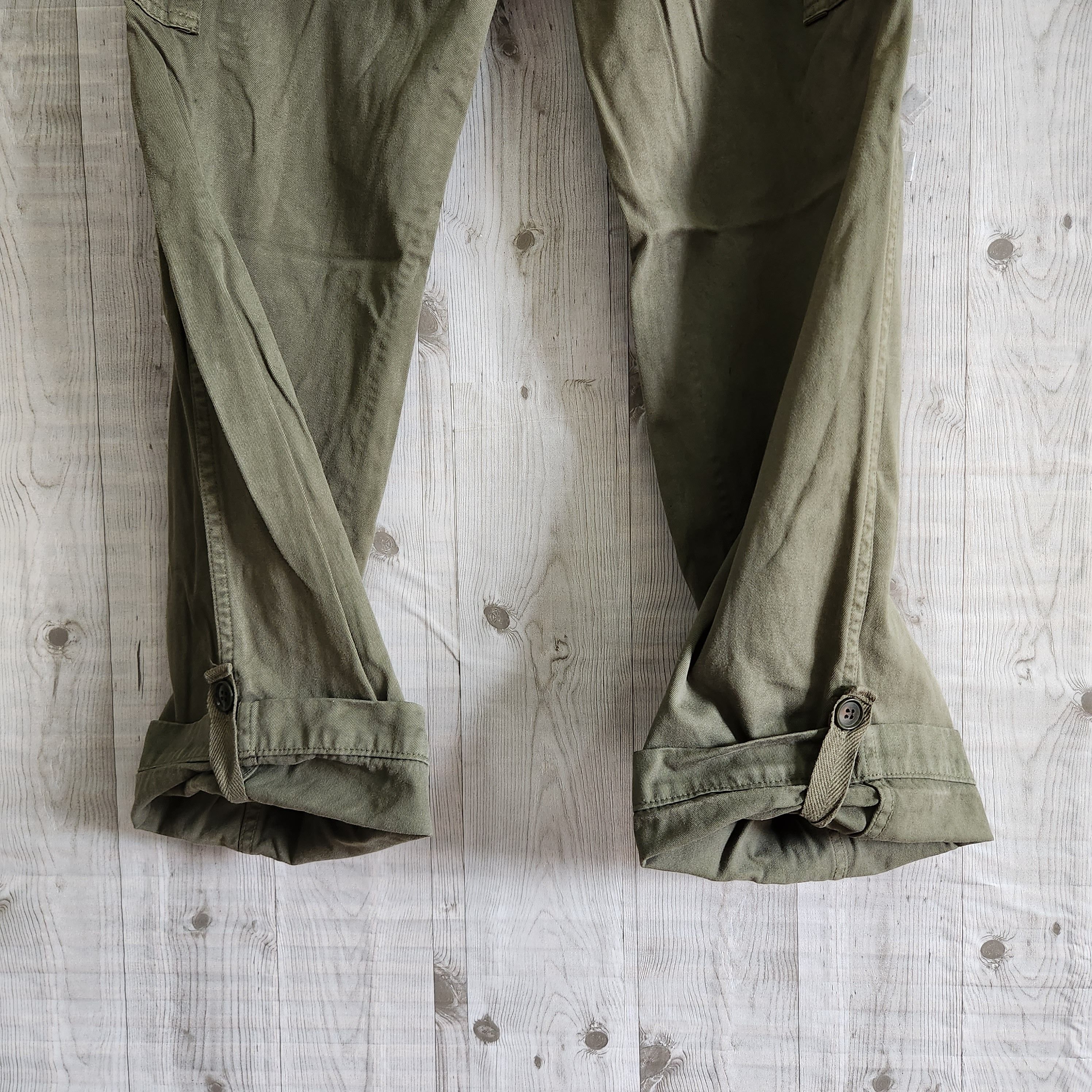 Military - Bondage Cargo Pants With Pockets Army Type - 12