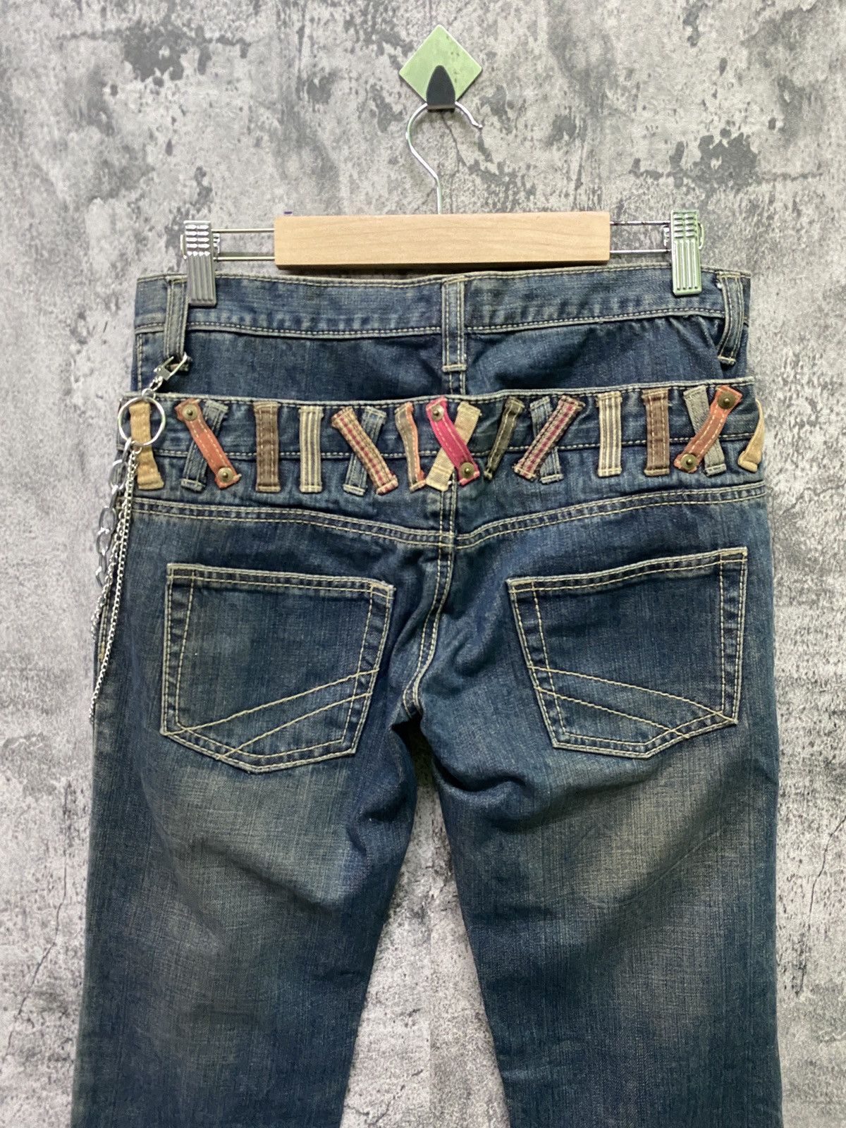 Japanese Brand - Vintage Double Waist J-Honey Junya Watanabe Style Denim - 9