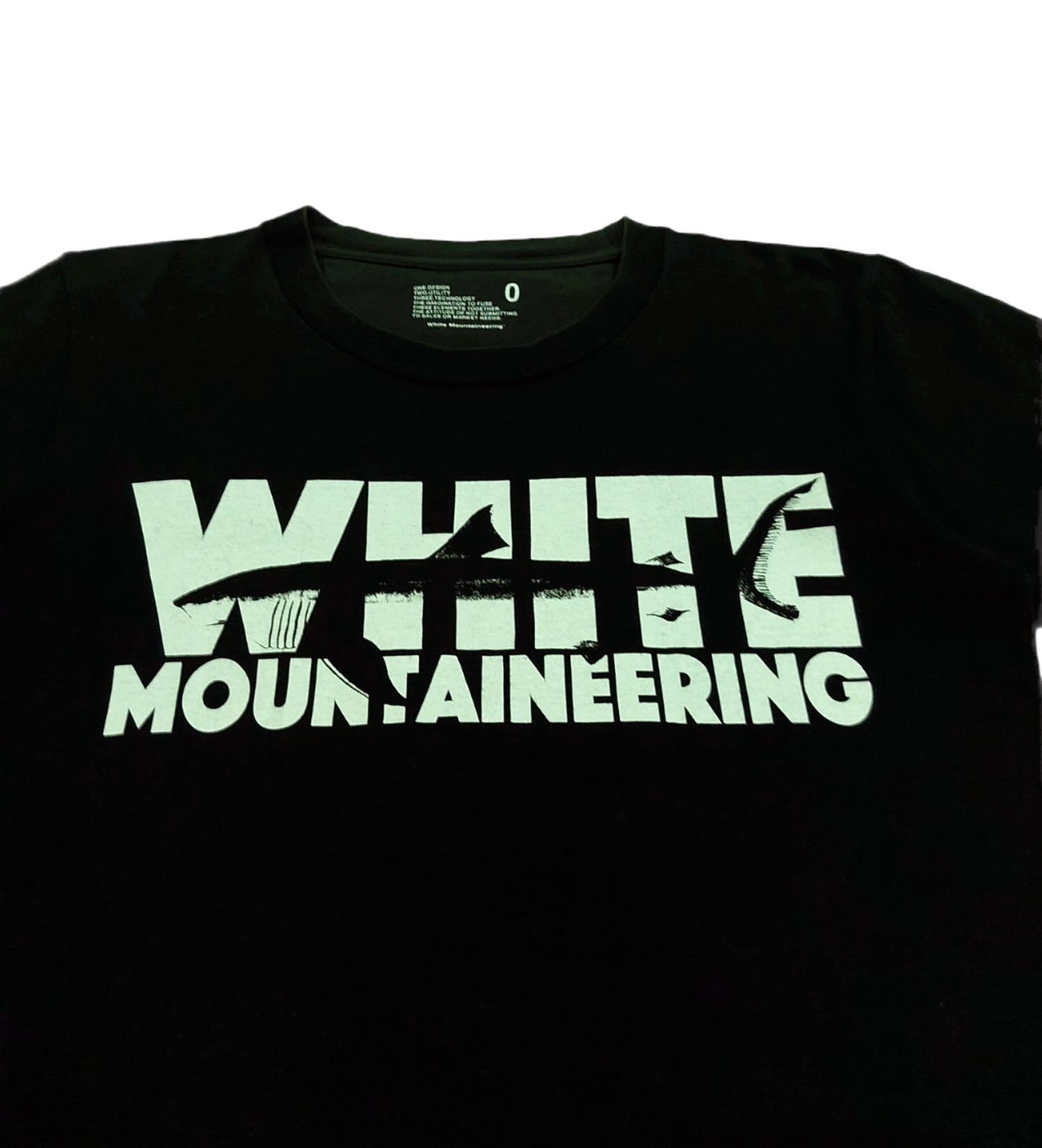 RARE! WHITE MOUNTAINEERING "GREAT WHITE SHARK" SPELL OUT - 6