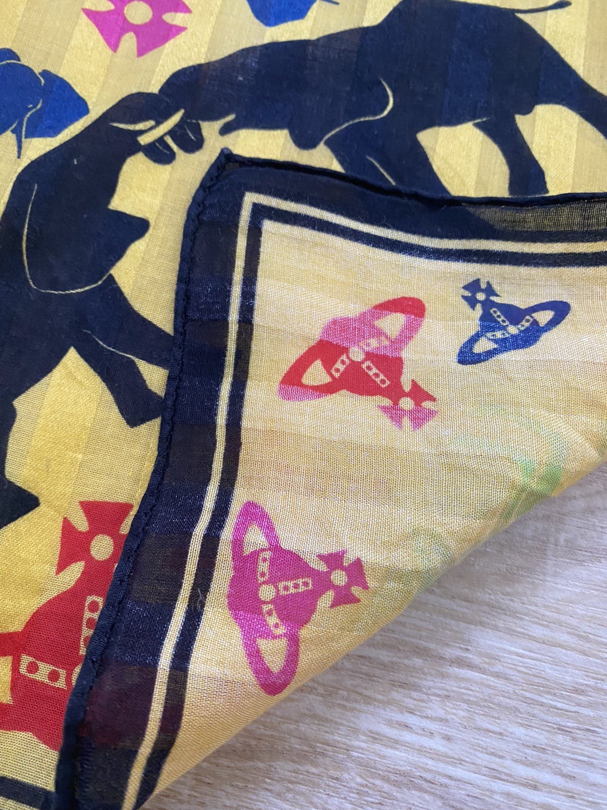 VINTAGE VIVIENNE WESTWOOD BANDANA , HANDKERCHIEF - 6