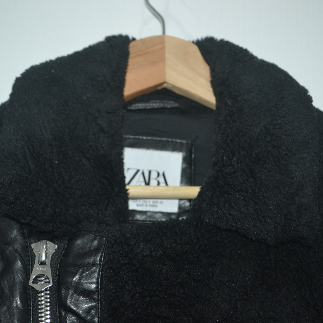 Zara Sherpa/Fleece Casual Jacket  - 3