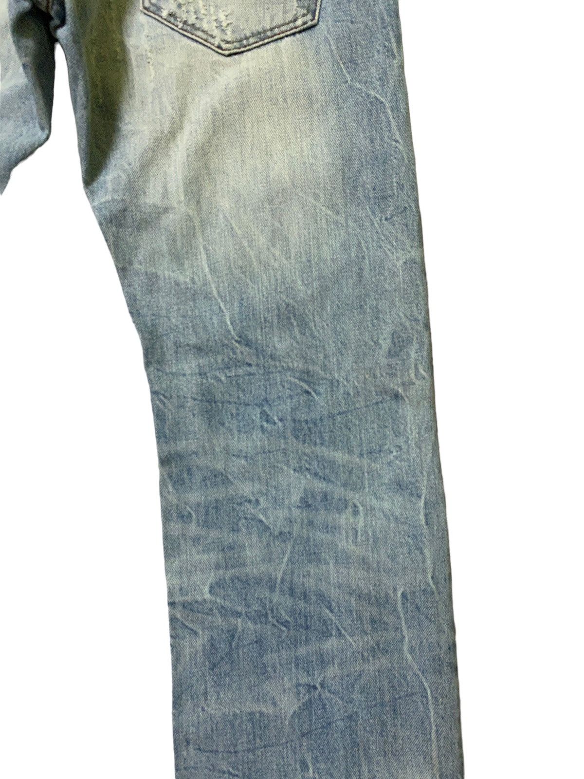 Distressed Denim - Distressed Japan Denim Zipper Custom Denim Jeans - 15