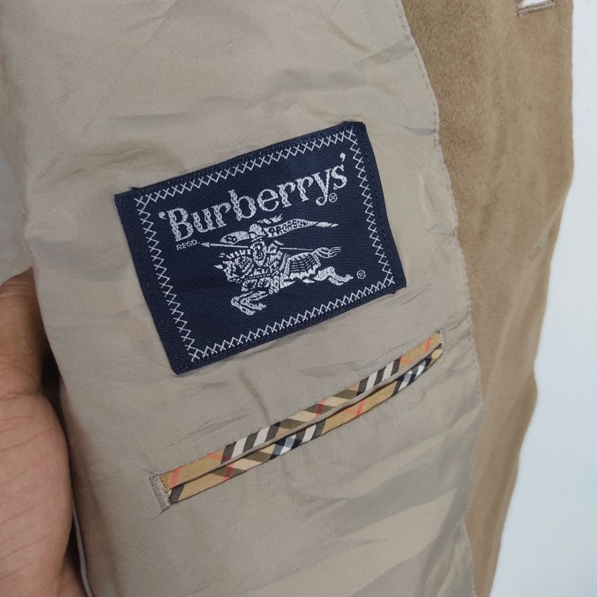 Burberrry London Brown Double Breasted Coat Blazer Jacket - 8