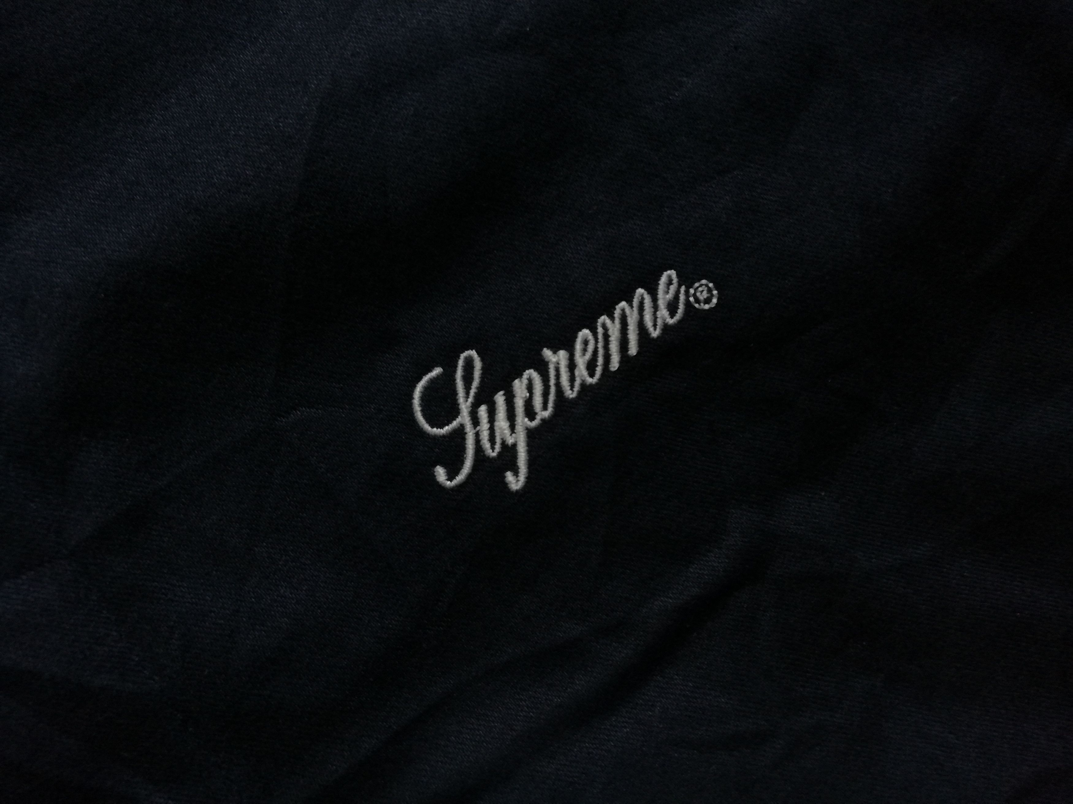 Supreme - 2001 Script Logo Varsity Jacket - 7