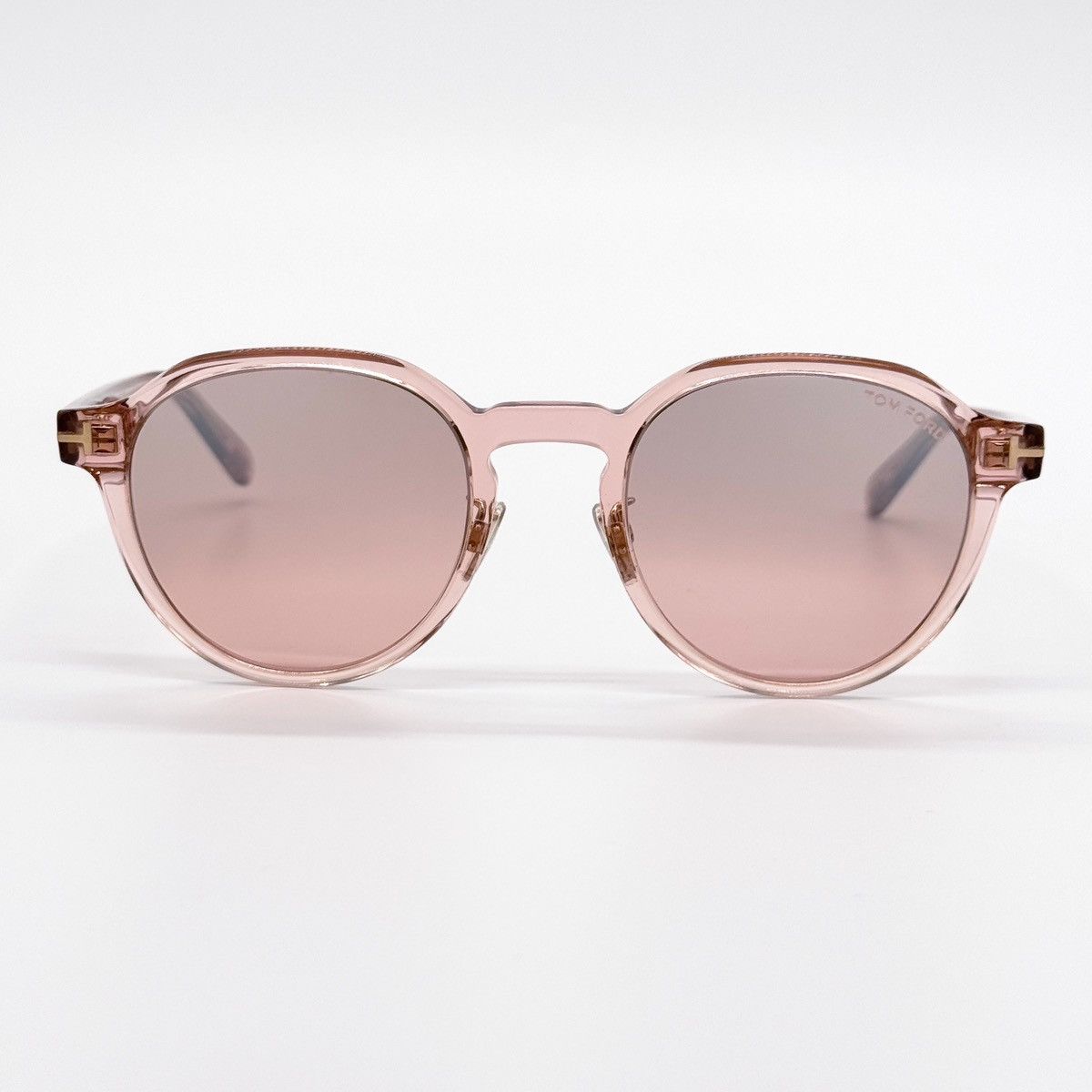 NEW TOM FORD TF974/K 74Z WOMEN PINK ROUND SUNGLASSES - 3