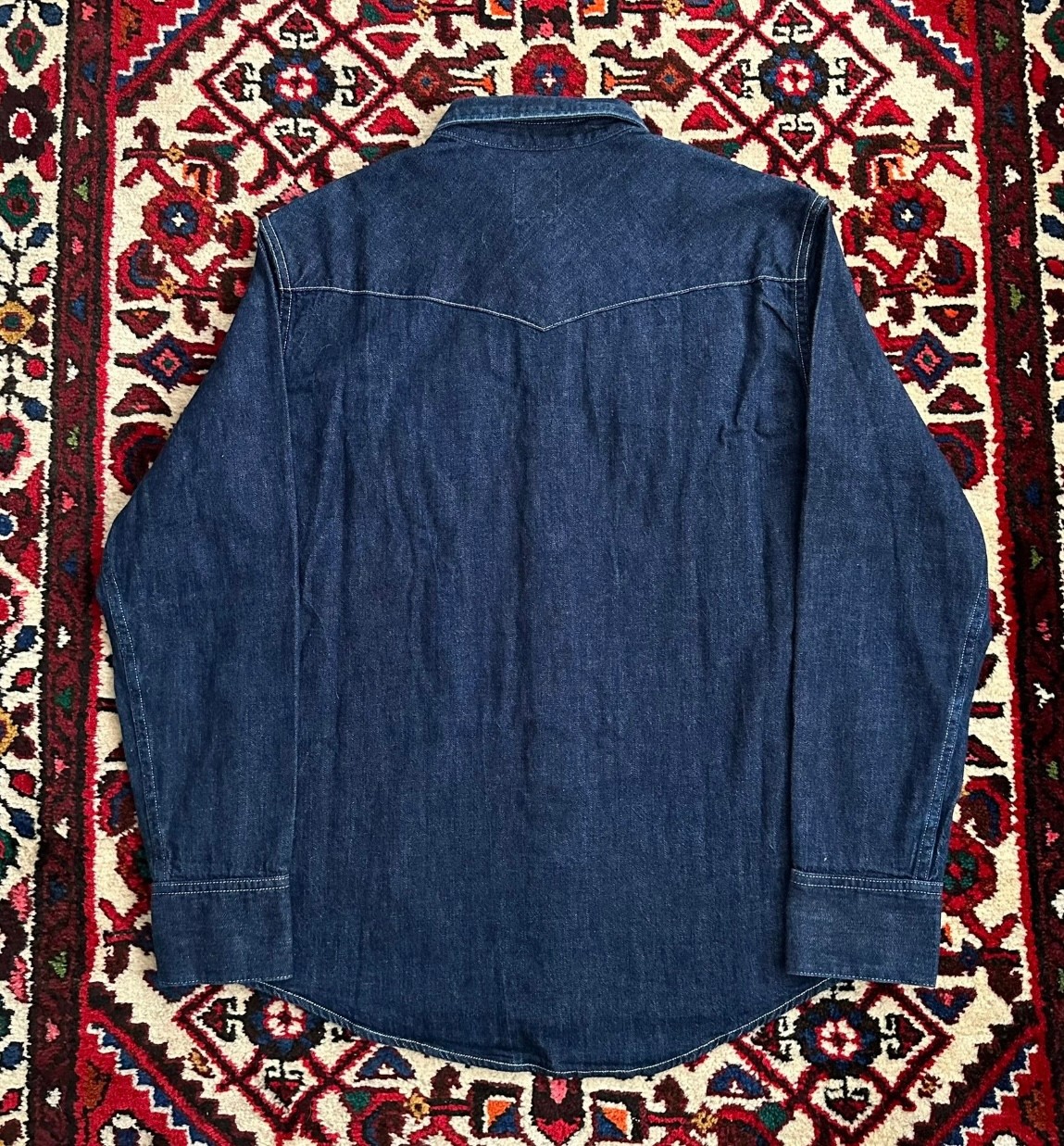 Visvim F.I.L cubism denim shirt - 2