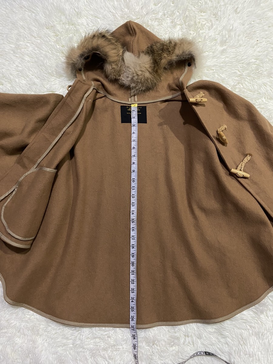 Fidelity - Wool Cape Poncho Hooded by Gerald & Steward - 11