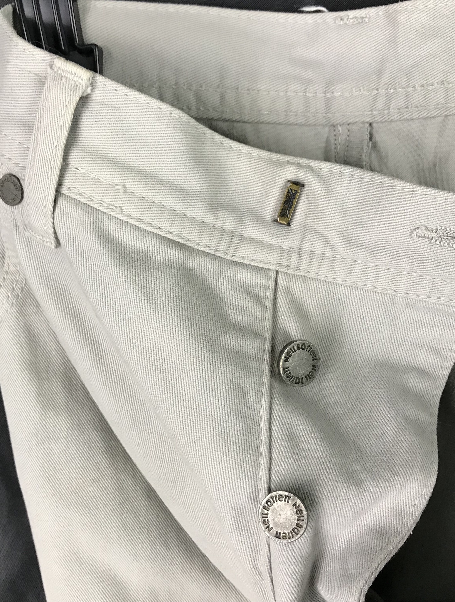 LAST CALL💥NEIL BARRETT Light Grey Jeans Trousers - 10