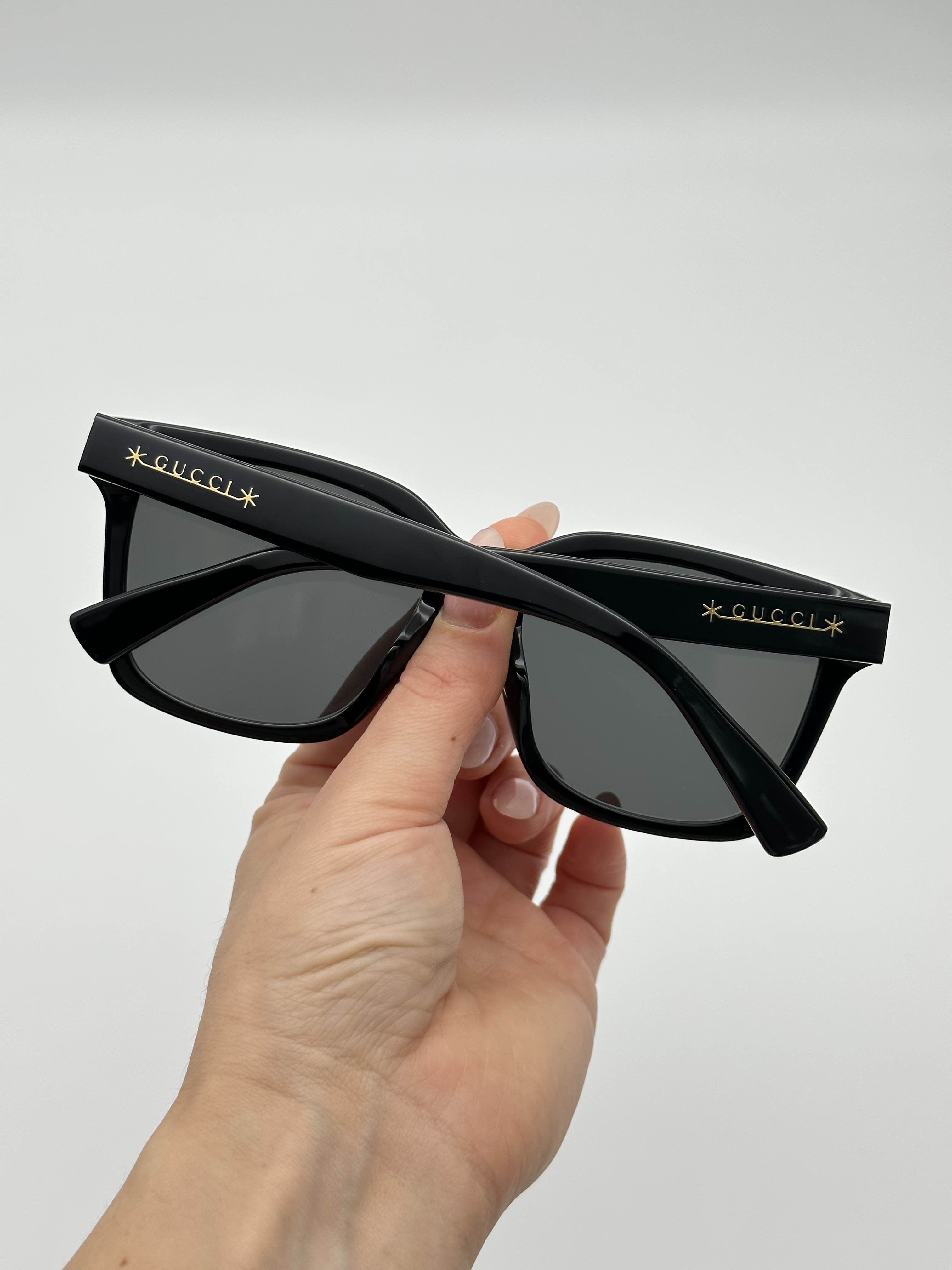 サングラス Gucci Sunglasses GG1175SK 001 Polarized Black 2023 GUCCI BRAND NEW GUCCI GG1175SK 001 POLARIZED Black/Grey