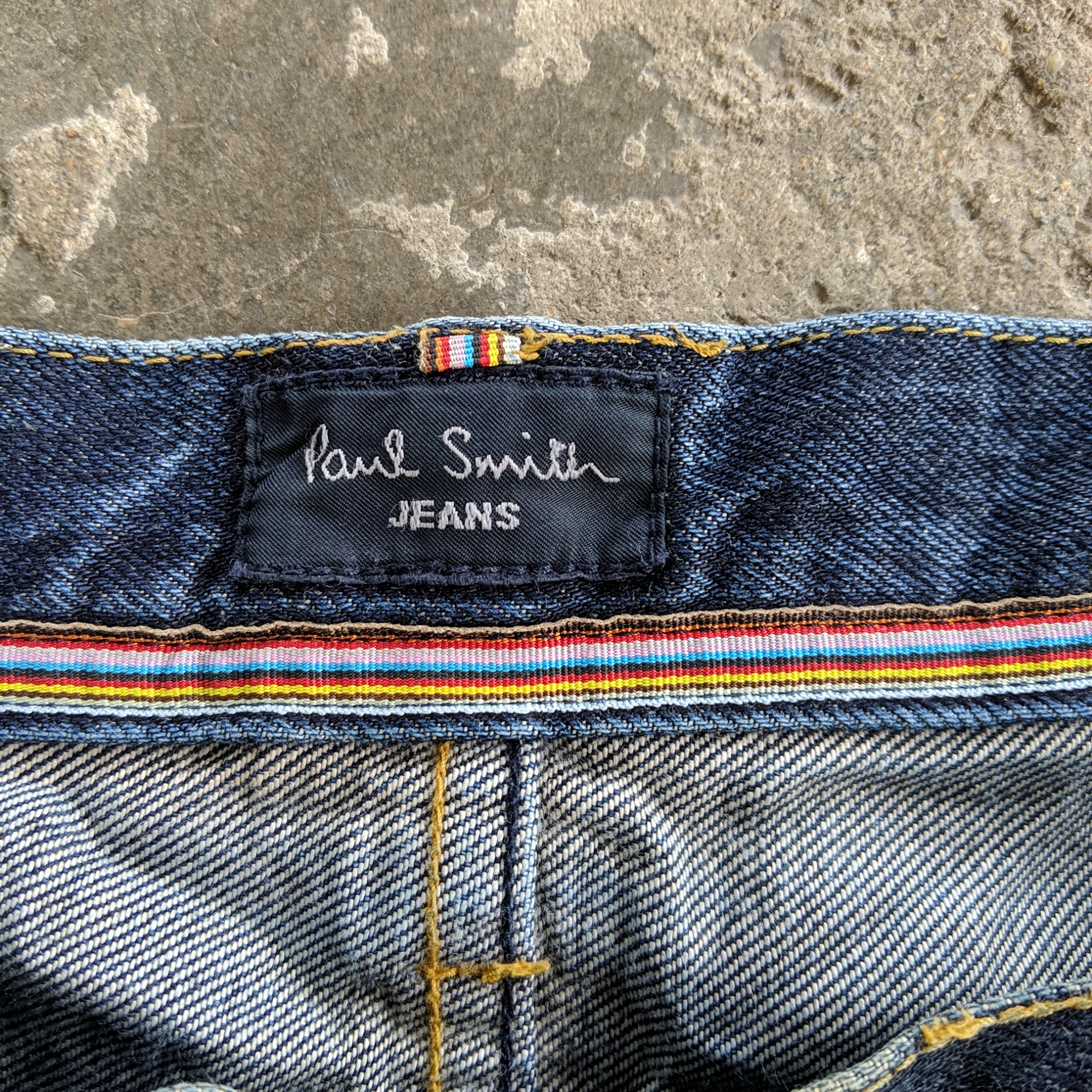 Vintage Paul Smith Faded Distressed Denim Jeans Pants - 7