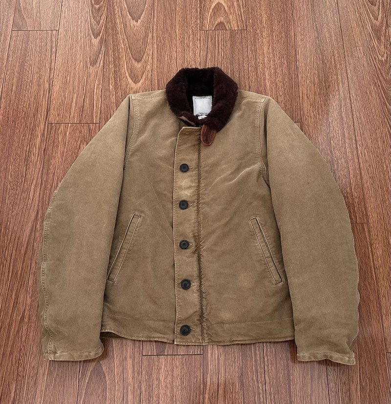VISVIM DECKHAND JKT N1 N-1 washed jacket 17AW - 1