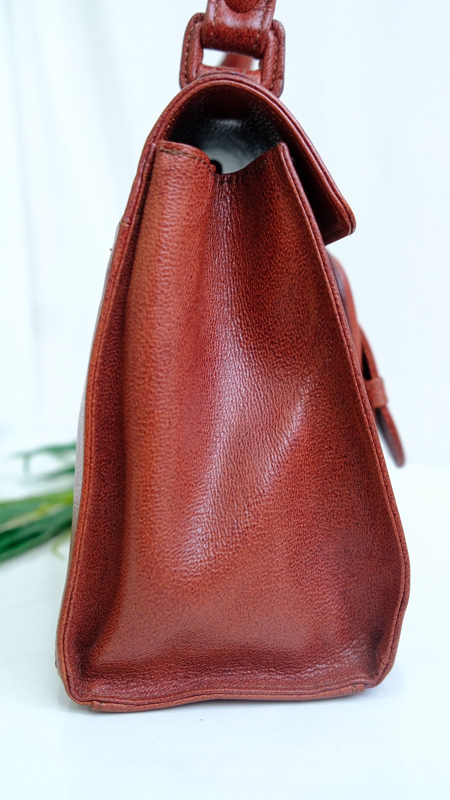 Vintage Jean Paul gualtire marron leather handbag - 3