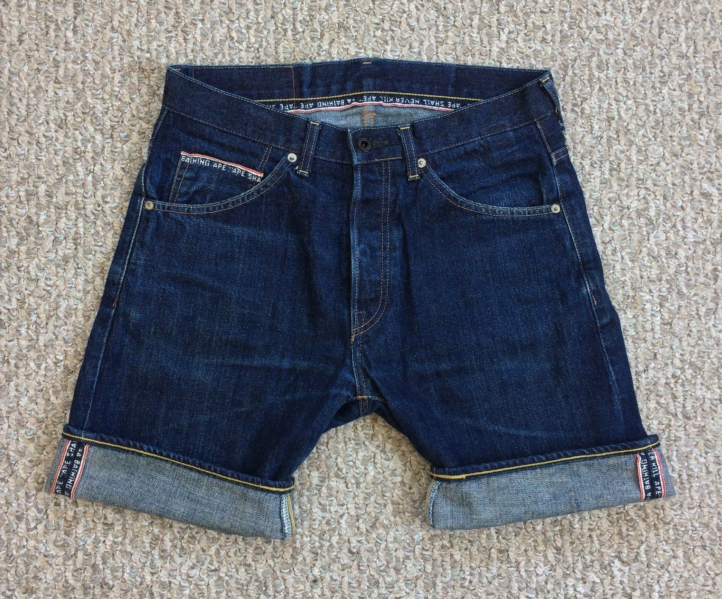 Bapesta Selvedge Denim Shorts - 2