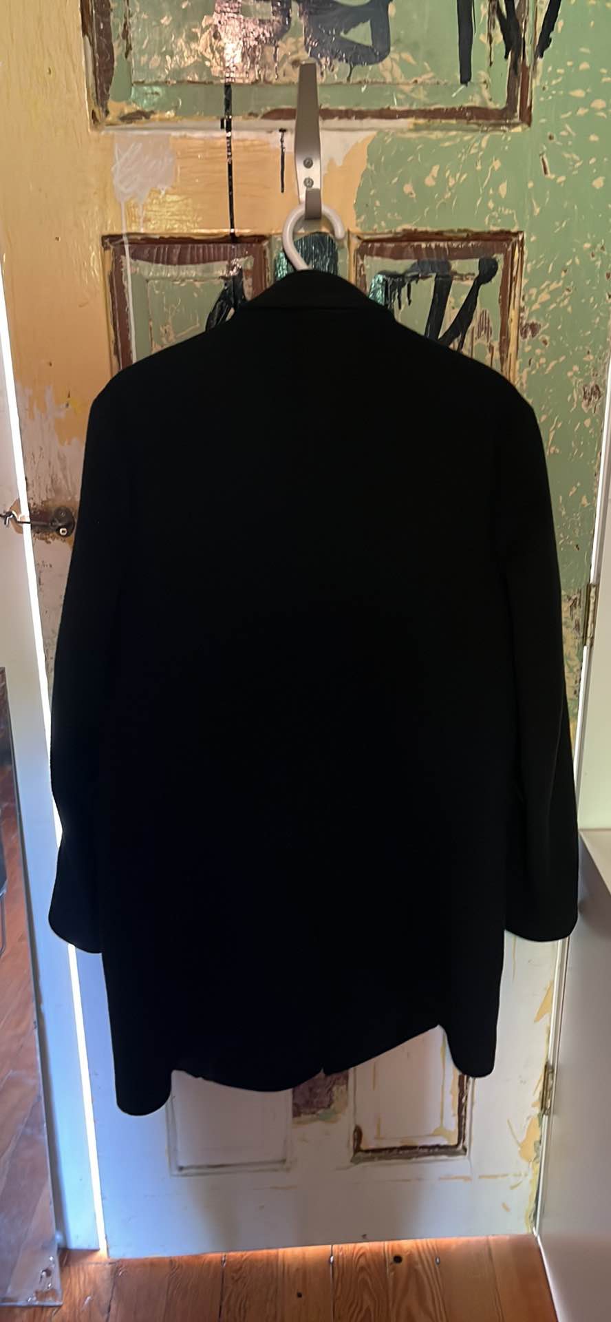 Aw/14 soft black wool whale coat  - 3