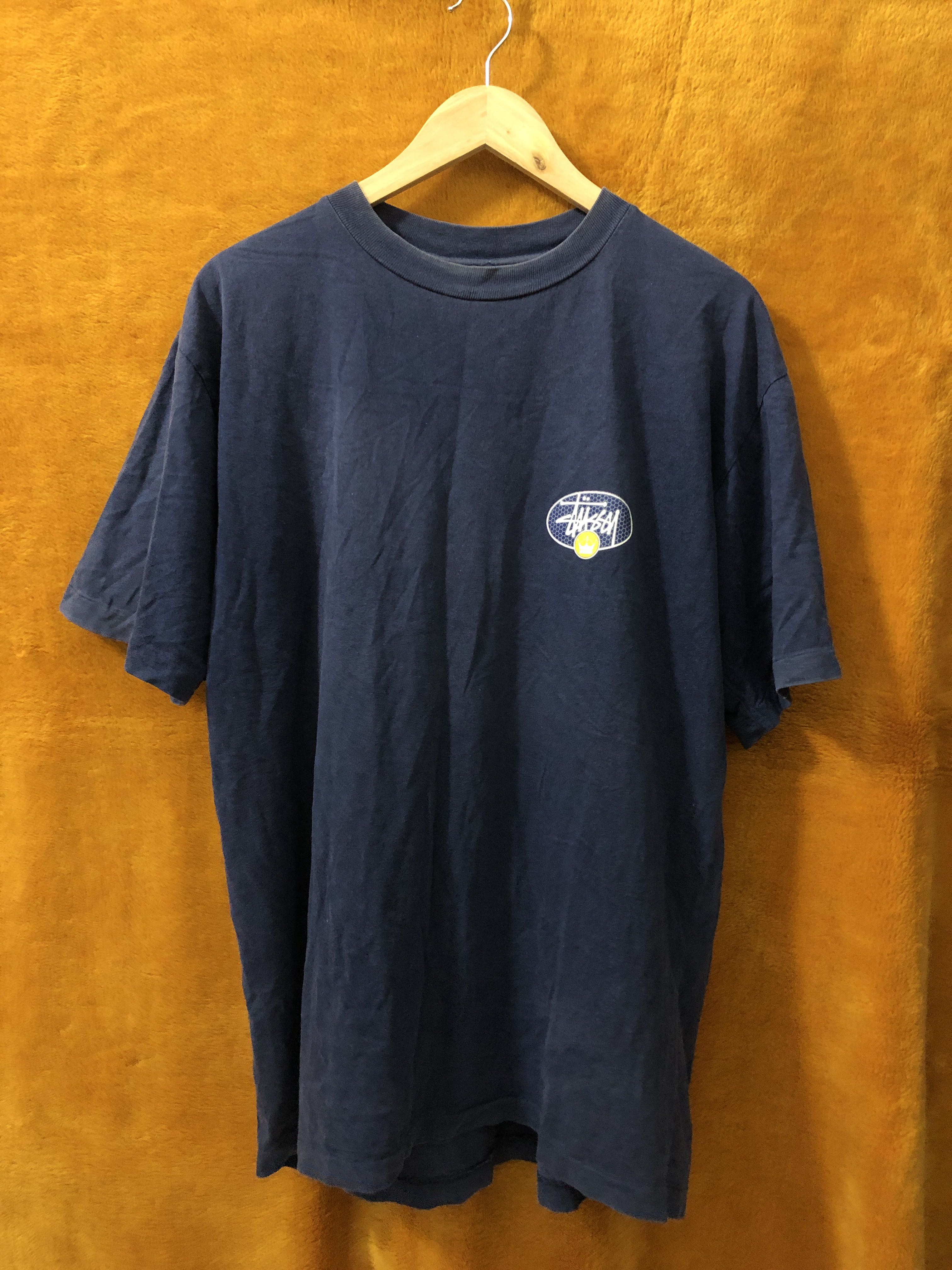 Vintage 90’s Stussy Big Logo OG USA T-Shirt Streetwear Clothing - 1