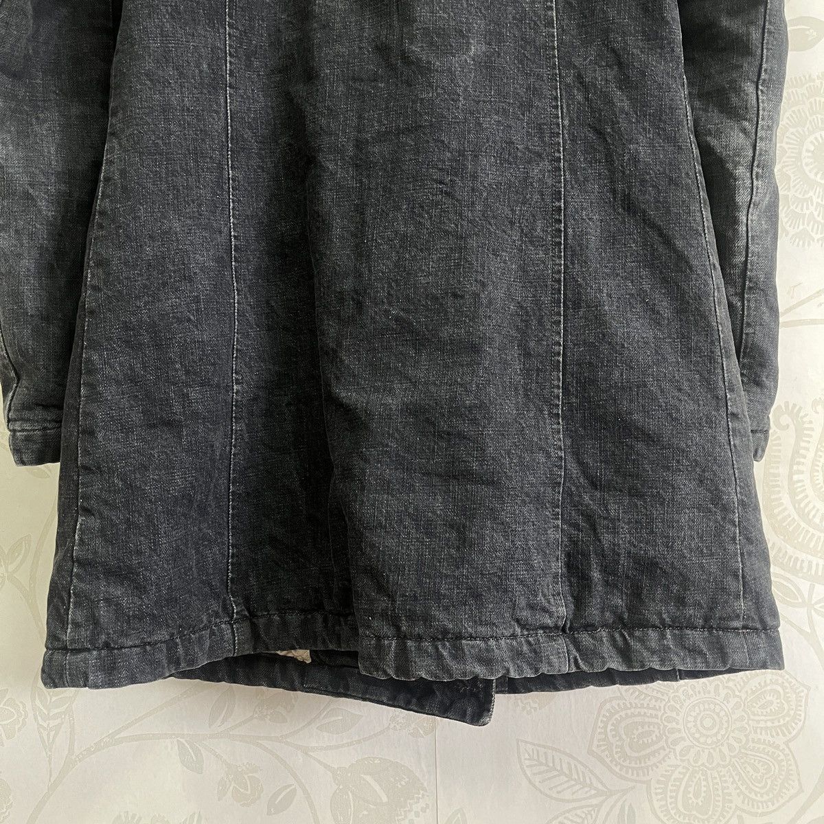 Black Vintage Cerruti Jeans Quilted Italian Jacket - 12