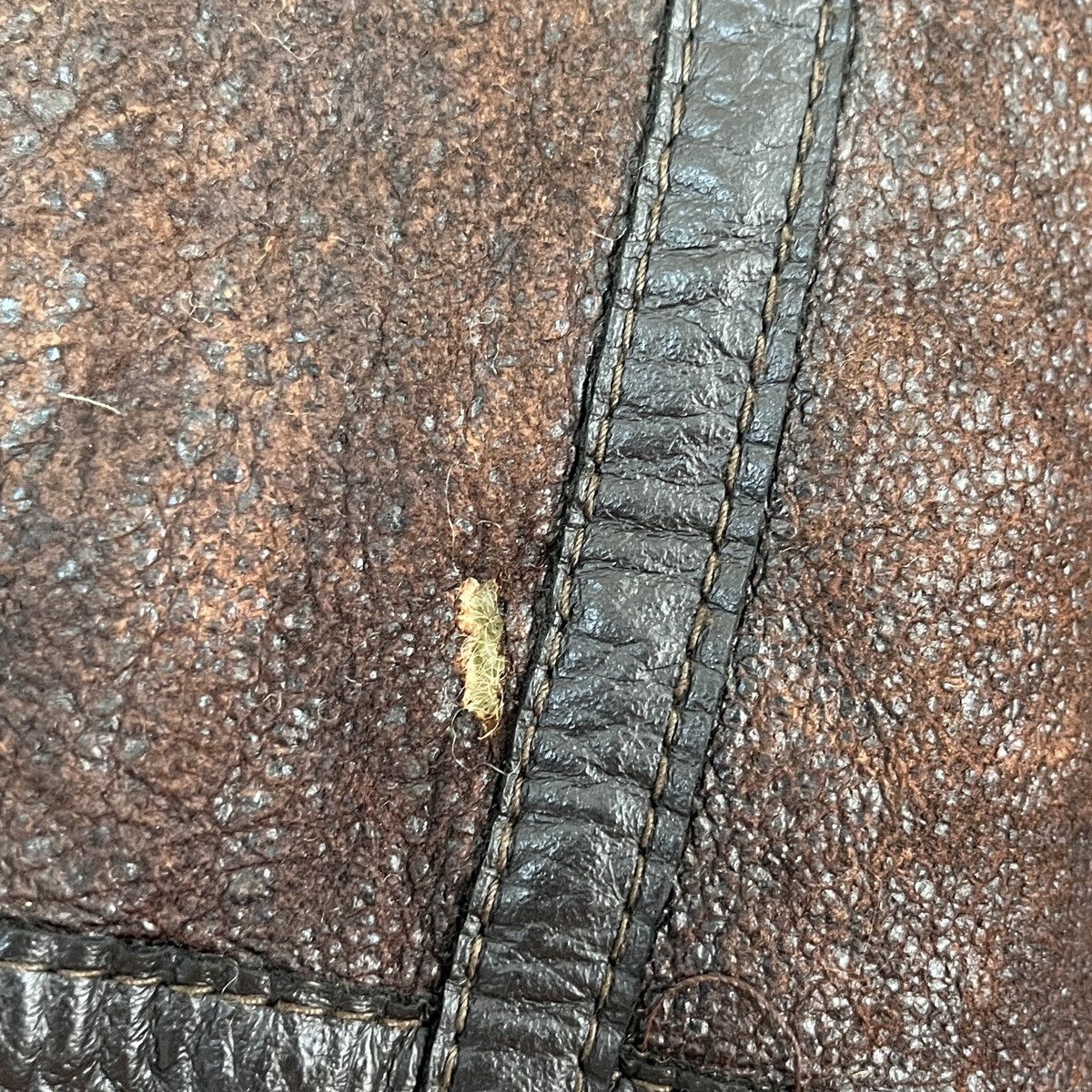Vintage - Resident Evil B3 SheepSkin Leather Coat Jacket Japan - 14